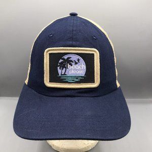 Harrahs Casino Hat Cap Harrahs Gulf Coast Beach Please Patch Trucker Snapback GC
